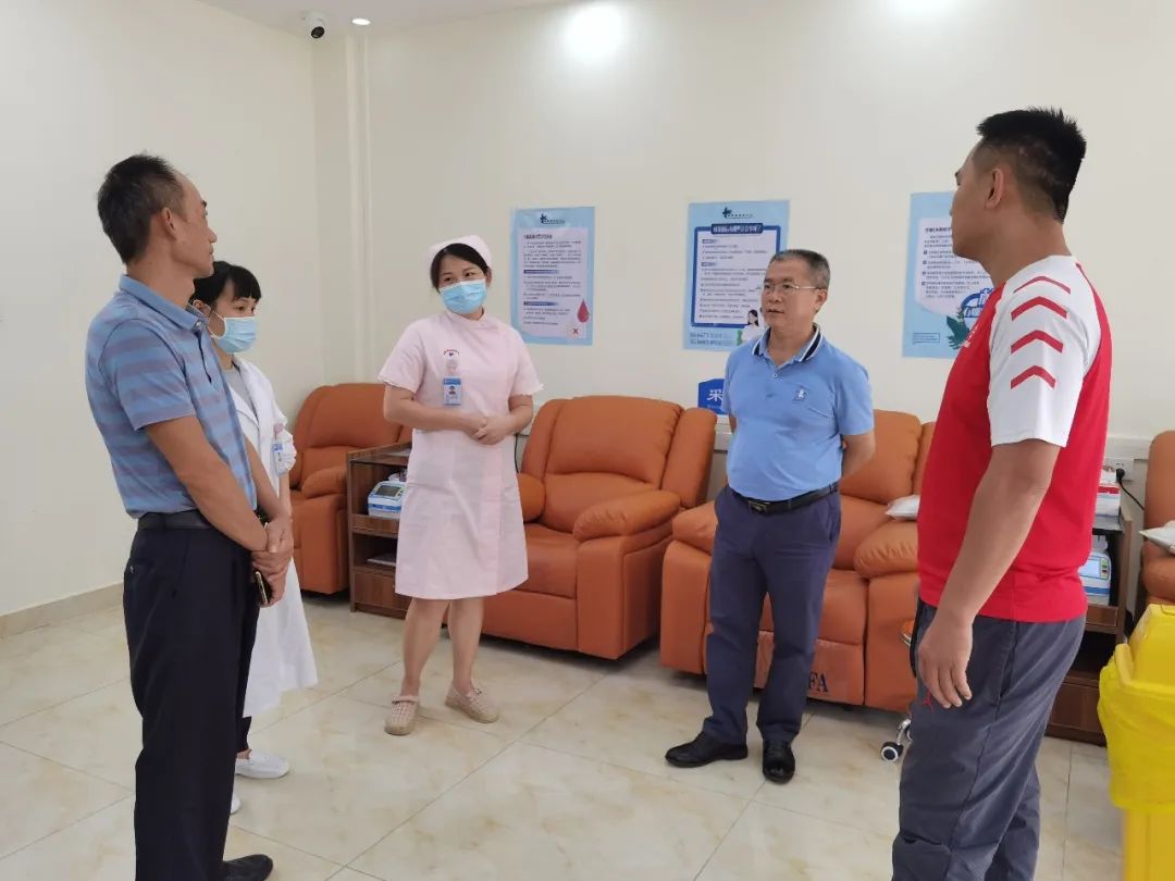 海南省血液中心主题教育第二调研组开展中线调研活动