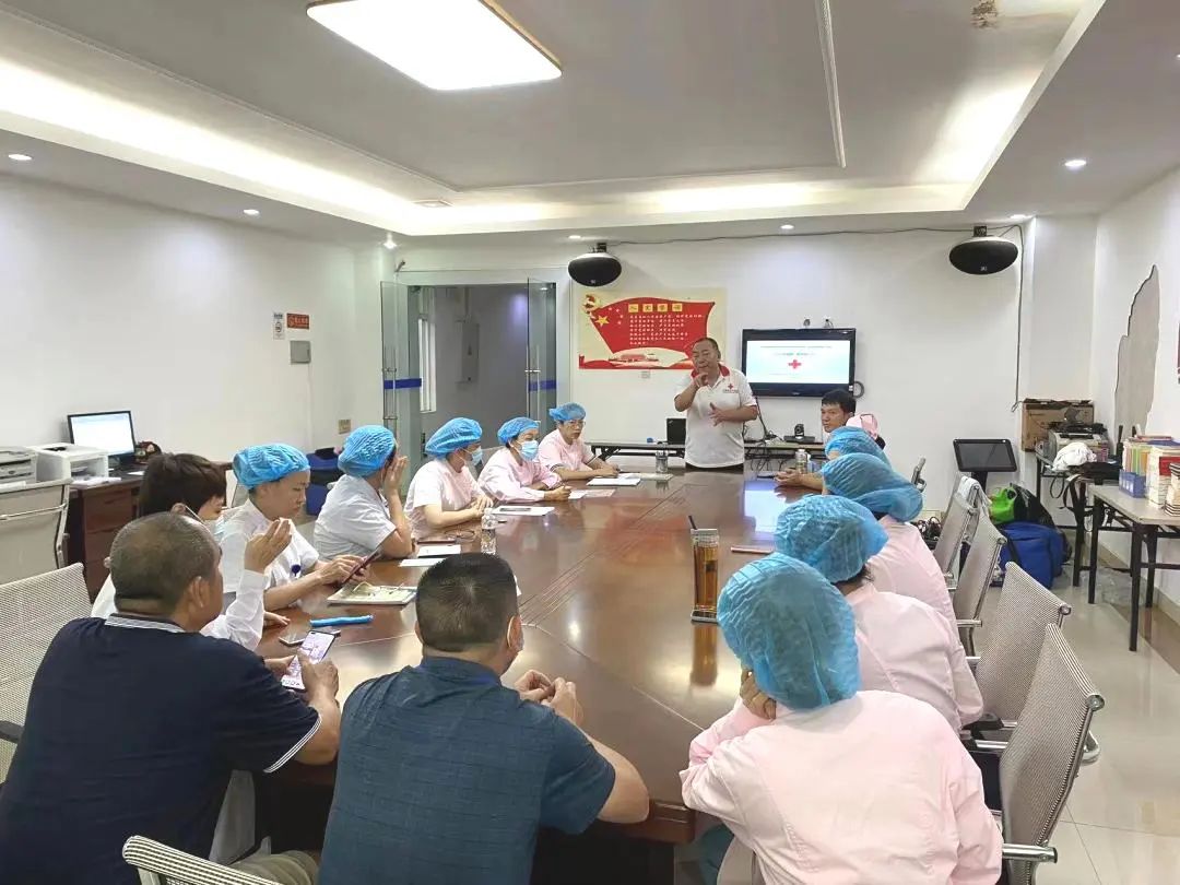 省血液中心开展全员心肺复苏培训考核活动