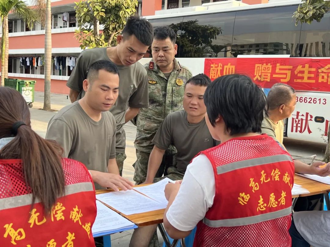临高县卫健委组织无偿献血活动