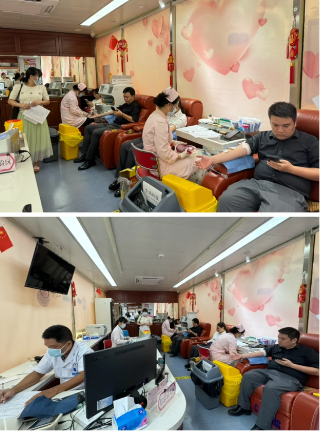 天灾无情人有情 国兴街道日月党群服务中心联合海南省血液中心开展无偿献血活动