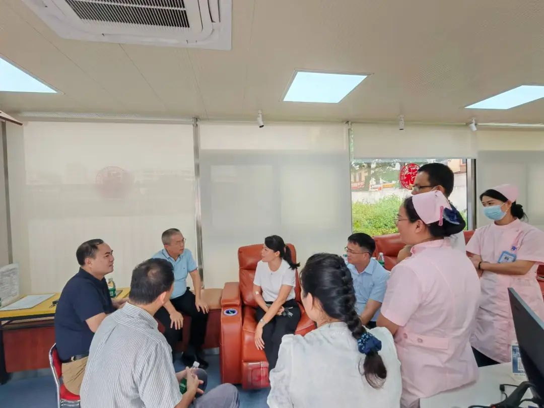 省血液中心赴乐东县开展无偿献血工作调研