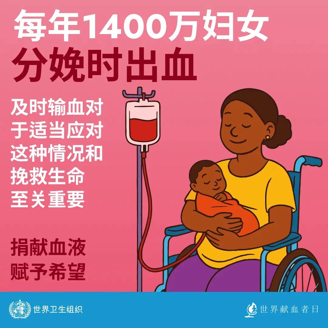 【世界献血者日】 热血传递希望，携手挽救生命