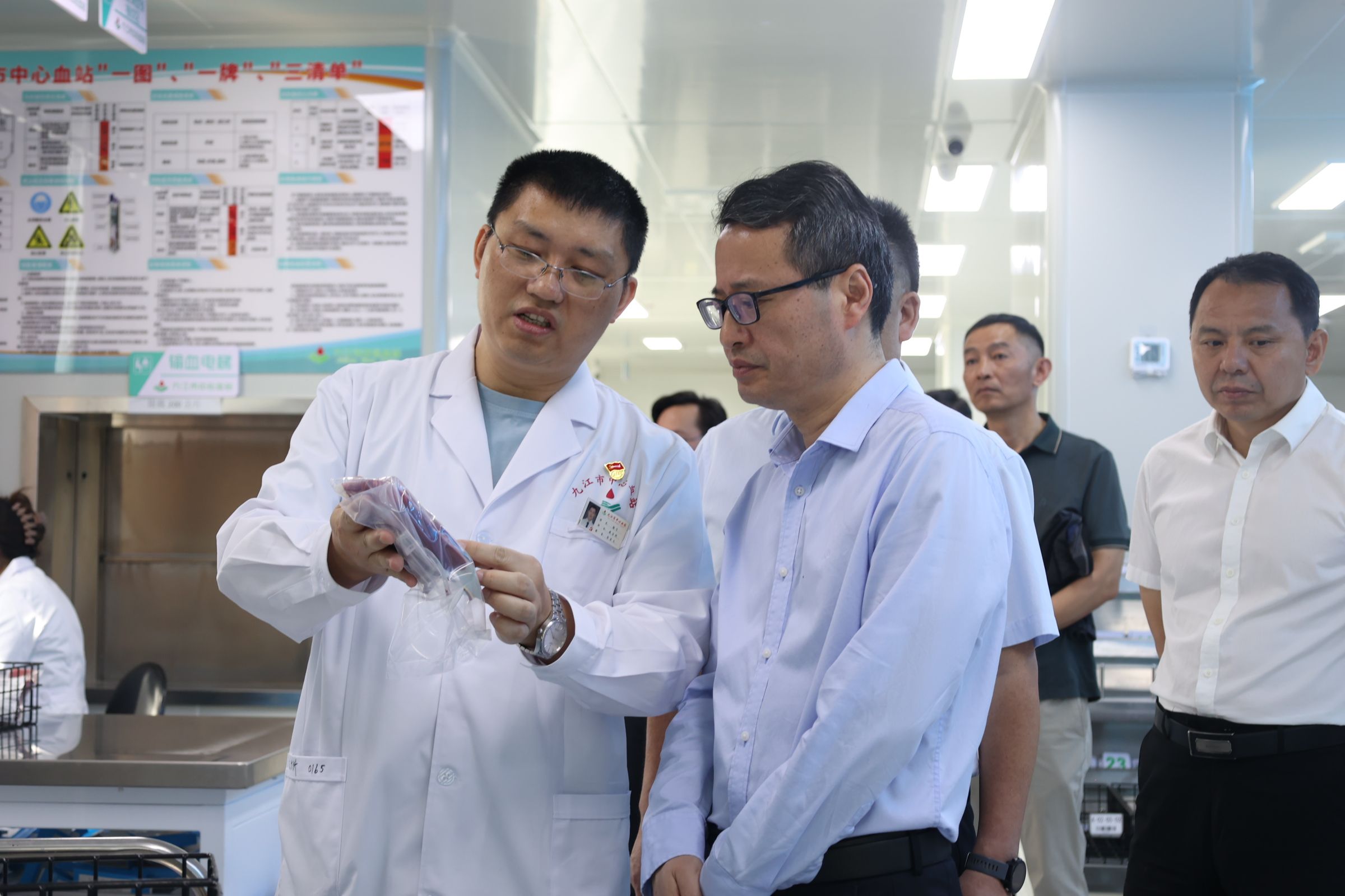 市政府副市长马海威调研无偿献血工作