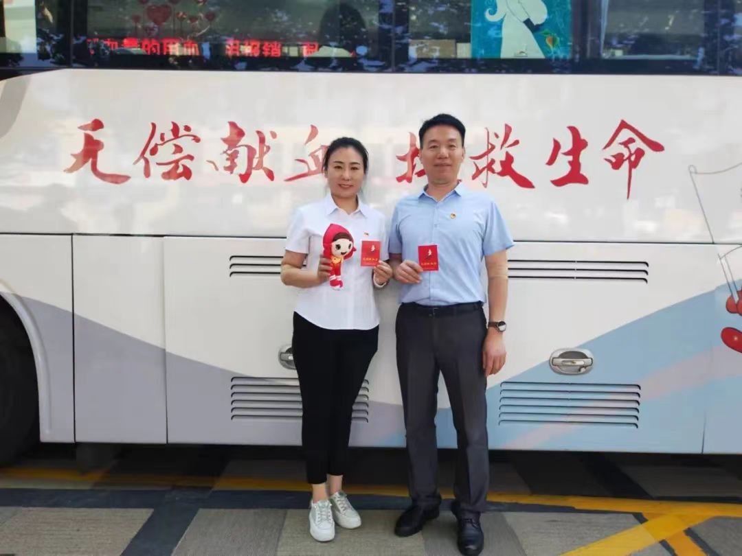 “我为七一献热血” ——淄博市卫生健康委党员干部献血践初心